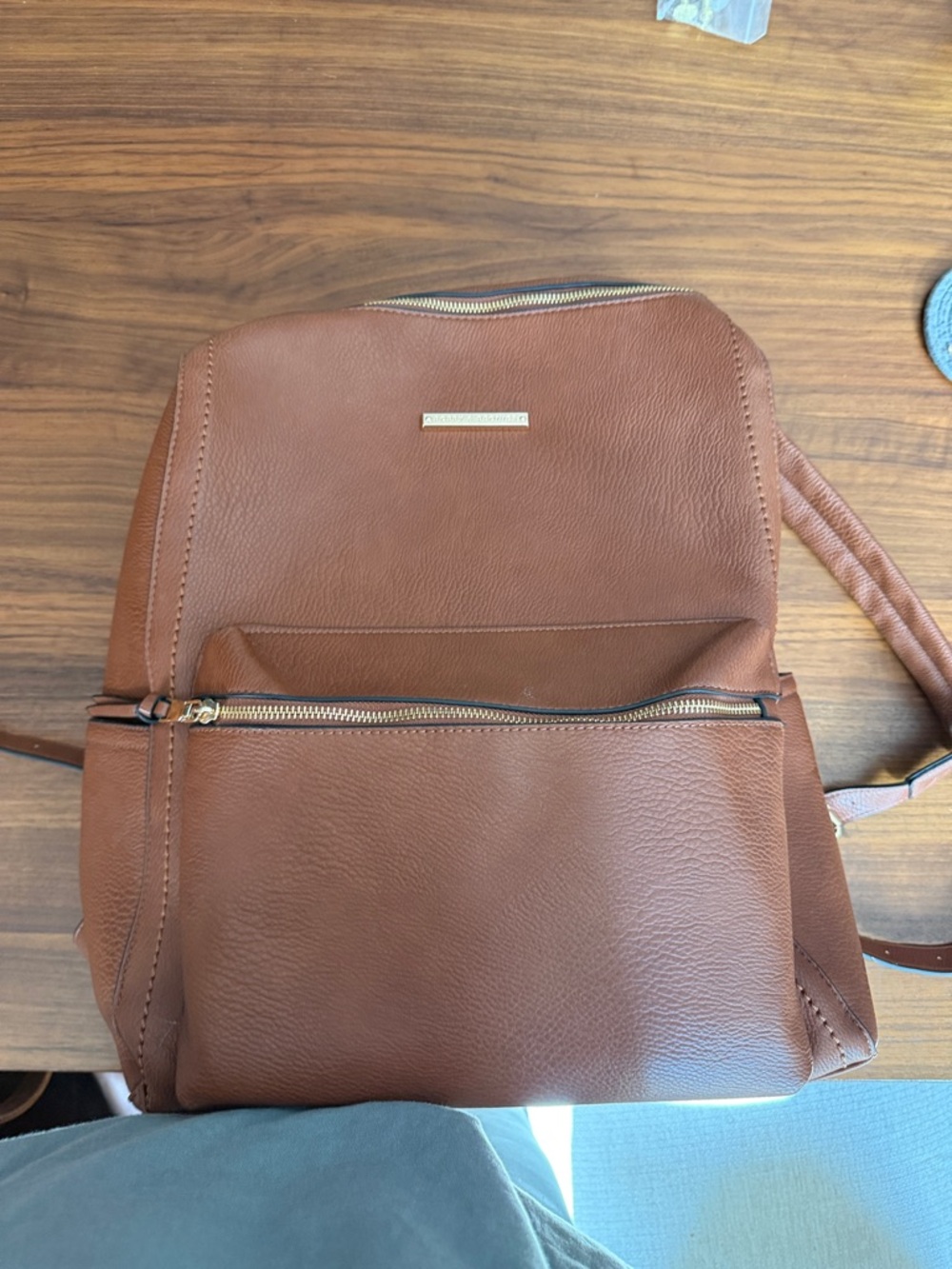Poppy and Peonies commuter backpack